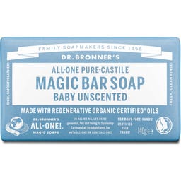 Dr. Bronner's Magic Bar Soap Baby Unscented - 140 g