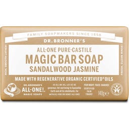 Dr. Bronner's Magic Bar Soap Sandalwood–Jasmine - 140 g