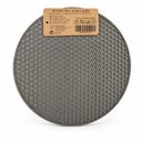 pandoo Round Silicone Coaster, Ø 17cm - grey
