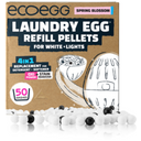 Zestaw uzupełniający do jajka do prania 4 w 1, do tkanin białych i jasnych, 50 prań - Spring Blossom