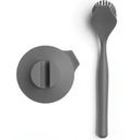 brabantia Dish Brush with Suction Cup Holder - Dark Grey